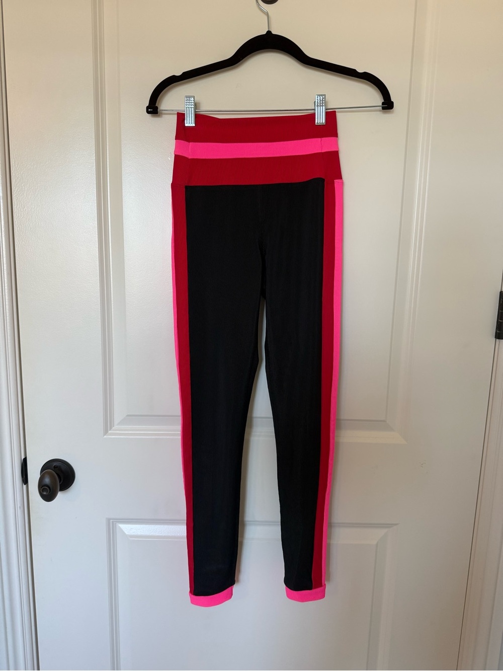 Beach Riot Color Block Ribbed Leggings Size S